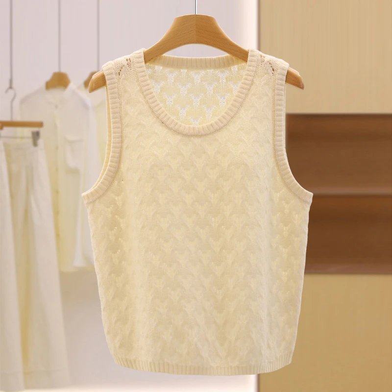 

Свободный шерстяной свитер, жилет с круглым крючком и цветком, однотонный женский осенний топ от Yao, многофункциональный сбор