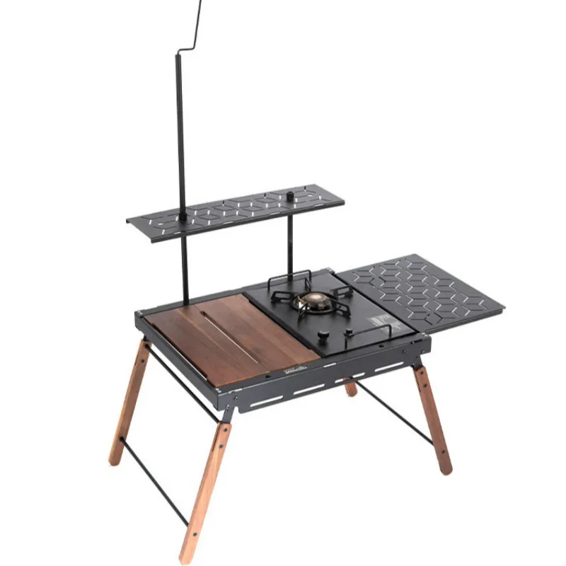 Outdoor Camping Igt Phantom Taktischer Tisch Tragbarer Klapp-Picknicktisch aus Aluminiumlegierung Multifunktionale Zubehörkombination