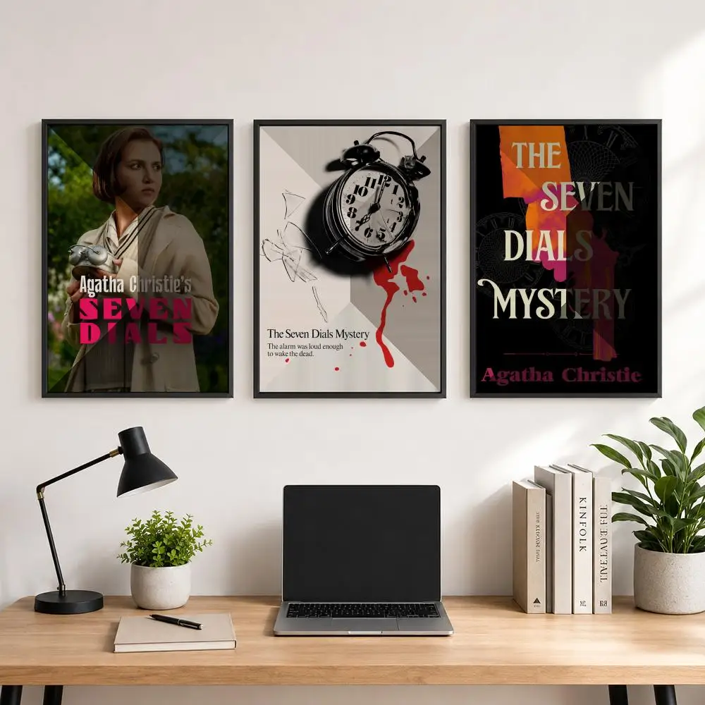 Movie T-The S-Seven D-Dials Mystery Poster Poster, Wall Decor Art Print, Abstract Wall Decor Art Print for Living Room