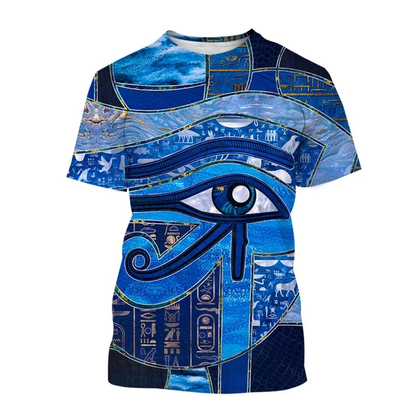 Summer Ancient Egypt 3D Print T-Shirts Streetwear Men Fashion Harajuku Casual Oversized O-Neck T Shirt Tees Tops Clothing