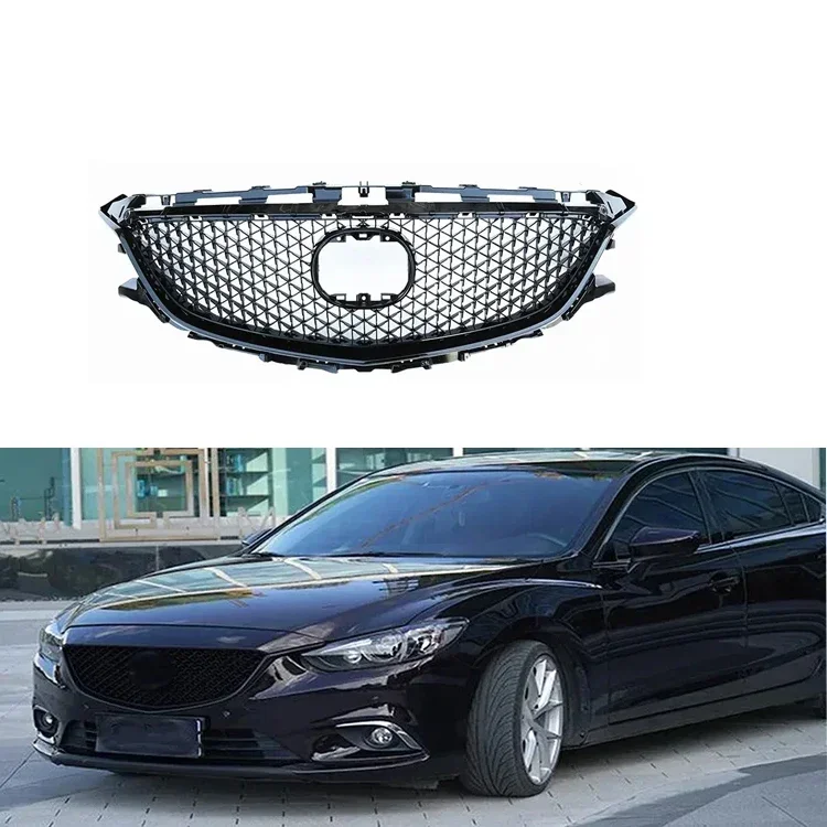 Accessories Racing Grills Body Kit Front Bumper Grill Separator for Mazda 6 Atenza 2014 2015 2016 M6