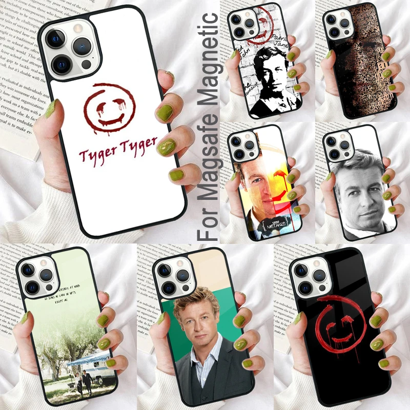 The Mentalist Magnetic Soft Phone Case for iPhone 16 Promax 15 Pro 13 14 Plus 11 12 Mini MagSafe Coque