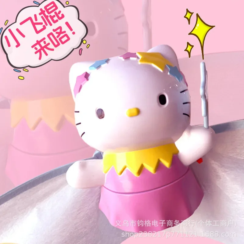 New Creative Sanrio Hello Kitty con ali Flying Action Figures giocattolo telecomandato Cartoon Kt Model Doll Cute Gift For Kids