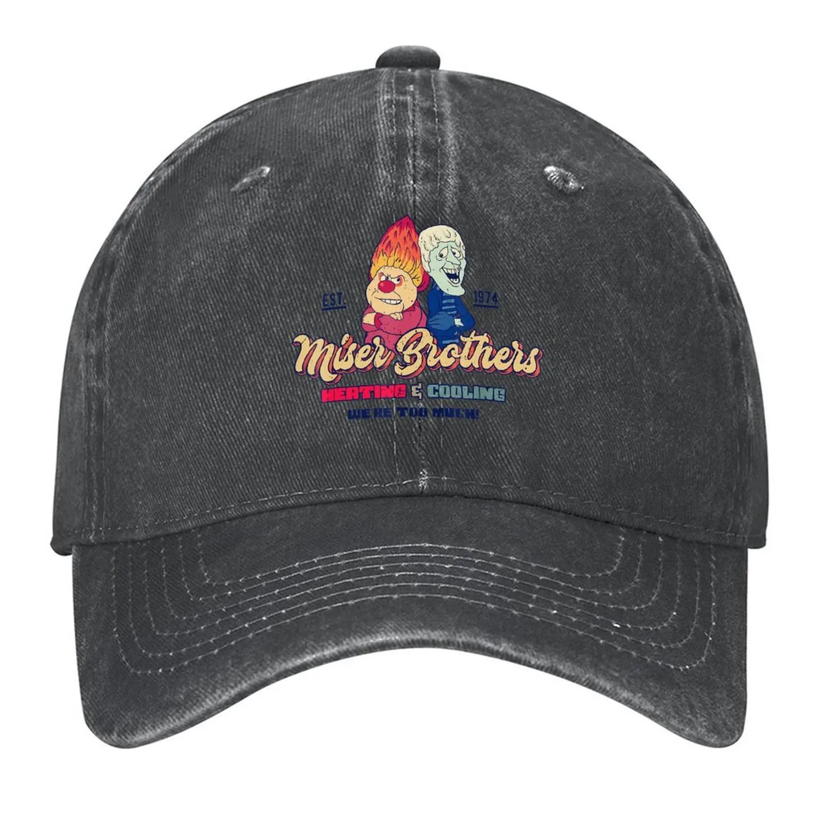 

Miser brothers heating & cooling vintage retro Baseball Cap Golf Wear Luxury Hat New In Hat beach hat Mens Women's