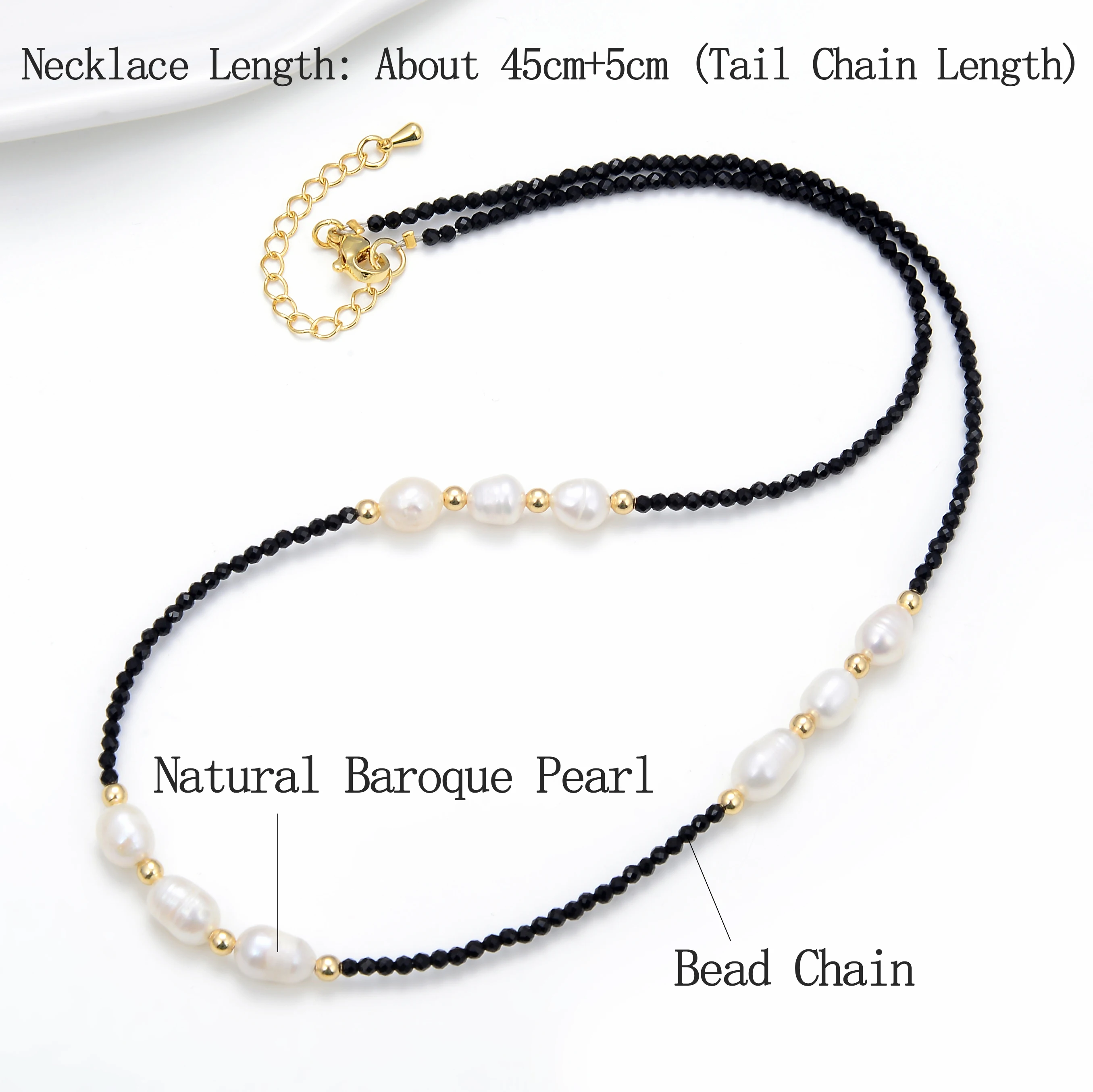 Natural Baroque Irregular Pearl Necklace For Women Vintage Handmade Beads Neck Chain Choker Necklace Wedding Party Jewelry 2022