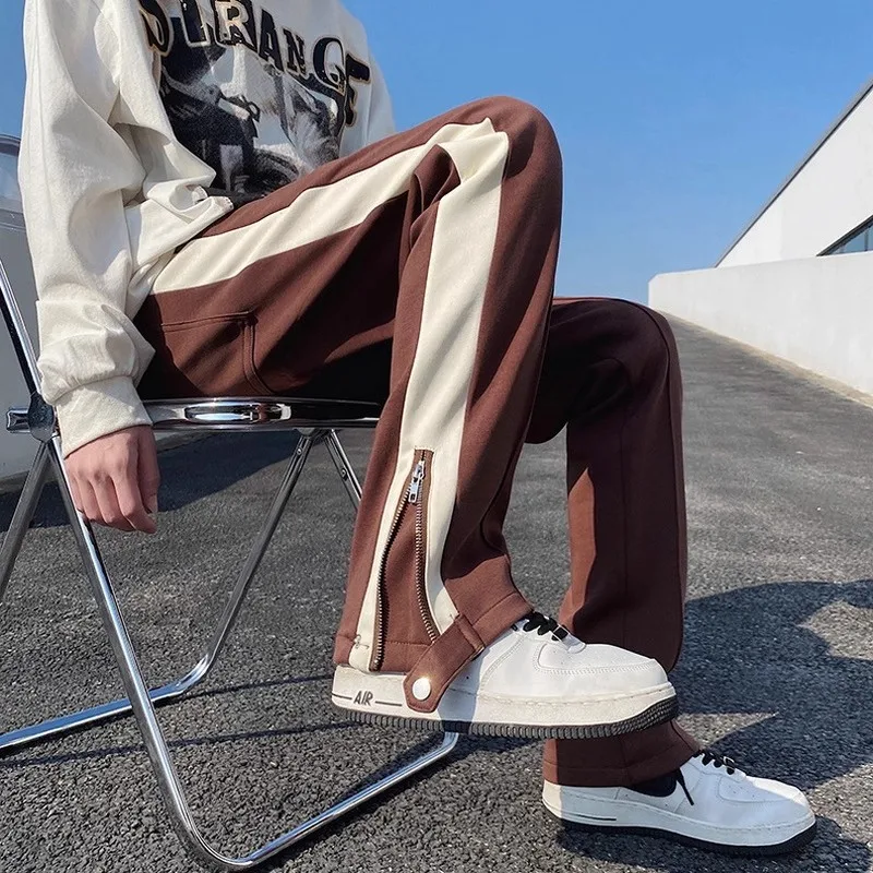 

Extra Large 300 Pou Men's Suede Jaet Loose American Sle Autumn Winter Casual Pants Breathable Polyester Fiber