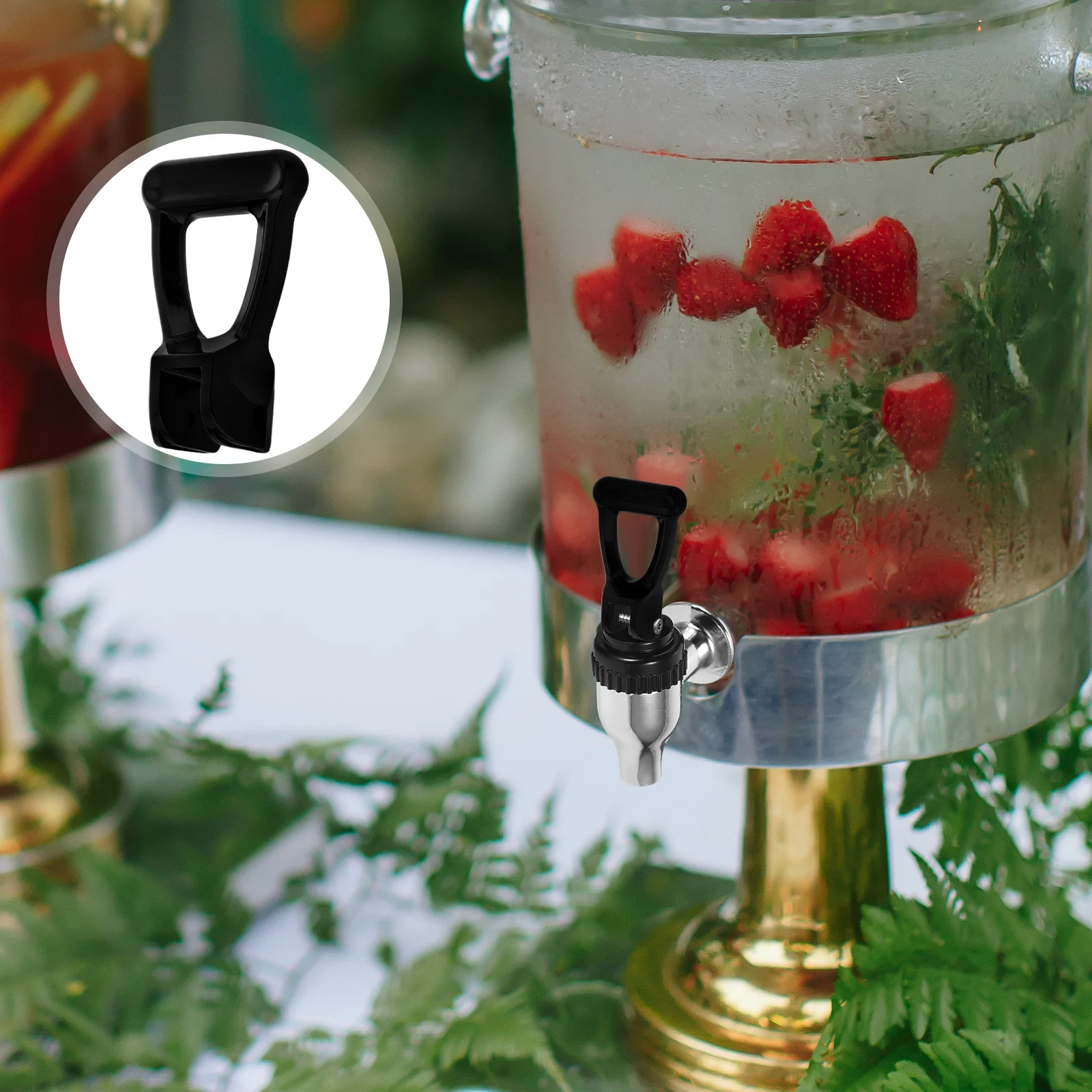 

2pcs Water Dispenser Lever For Insulated Beverage Tea Coffee Bucket Faucet Handle Easy Install Compatible With Hot Liquid