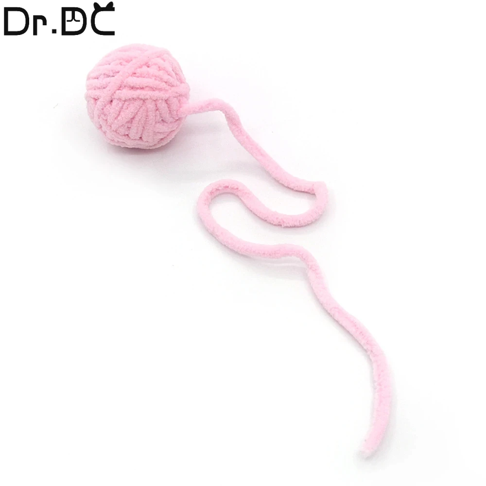 Dr.DC Pet cat toys are self entertaining chew and tease cats toy balls colored wool dog supplies fidget toy for cats accessories