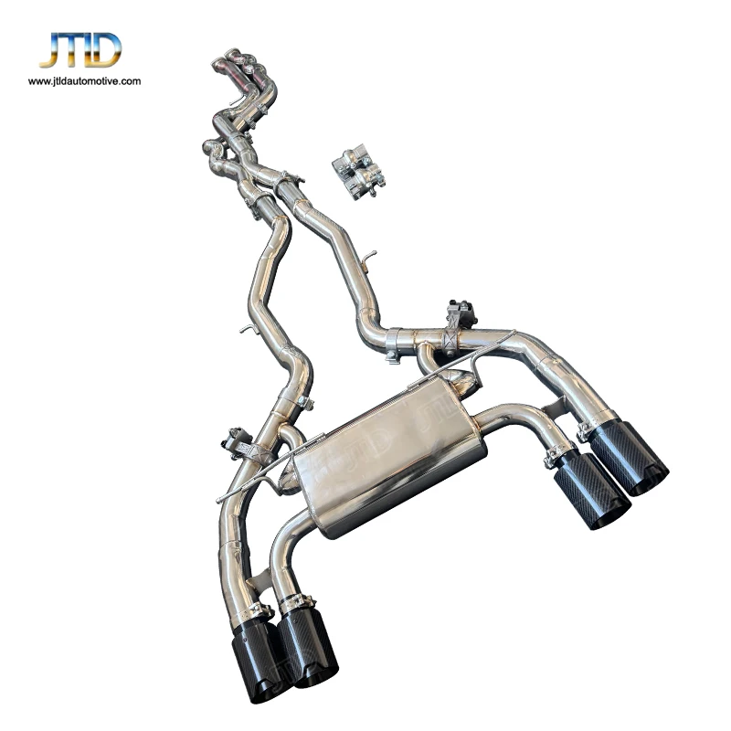 

Высококачественная нержавеющая сталь Valvetronic 304 для BMW M2 F87 N55 Sport Catback, выхлопная труба с наконечниками, глушитель