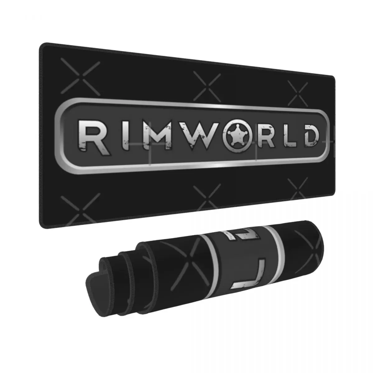Rimworld Text Metal Boiler Plate Rubber Keyboard Pads