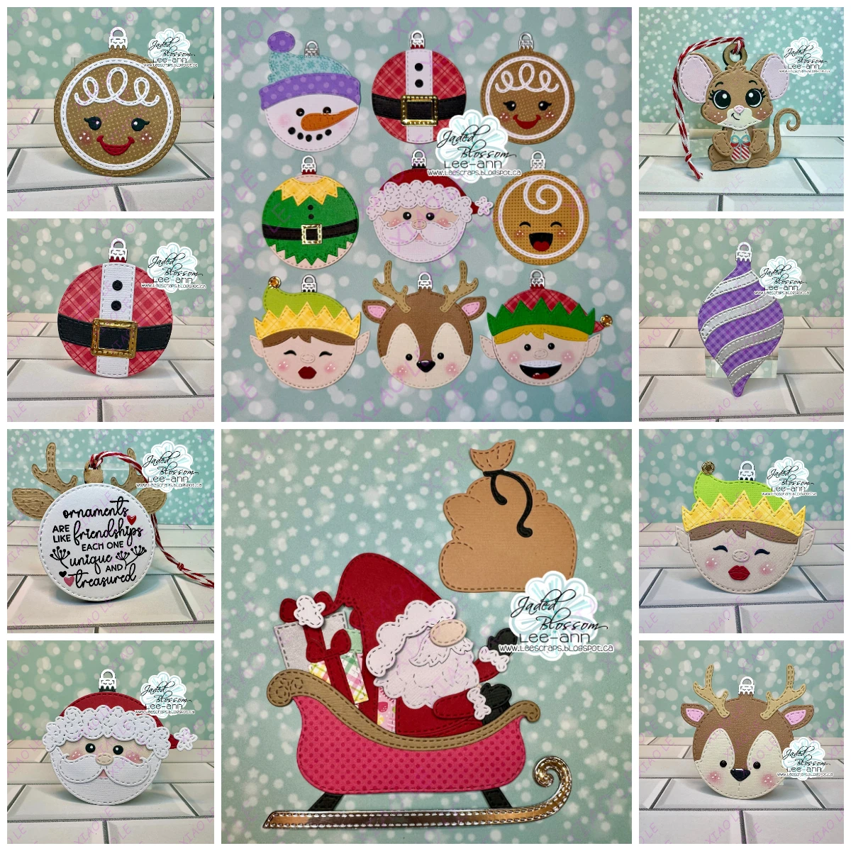 

From Our Tree to Yours Metal Cutting Dies Stamps For DIY Scrapbooking Paper Card Making Decorative Handcraft Photo Album Crafts