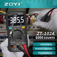 ZOYI Digital Multimeter Ammeter Voltmeter Resistance Frequency backlight Meter voltage Diode Frequency ZT98 ZT100 ZT101 ZT102