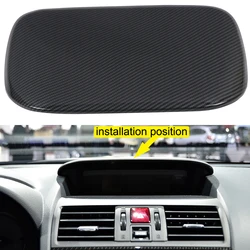For Subaru WRX STI 2015-2017 Car Central Console Dashboard Panel Cover Trim ABS Carbon Fiber Black Interior Accessories 1pcs