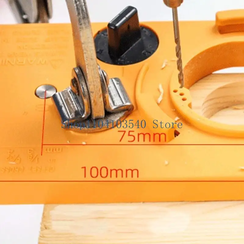 02DC Woodworking 35 mm Cached Hinge Jig Set Hinge Boring Dring Drilling Guide Localisateur