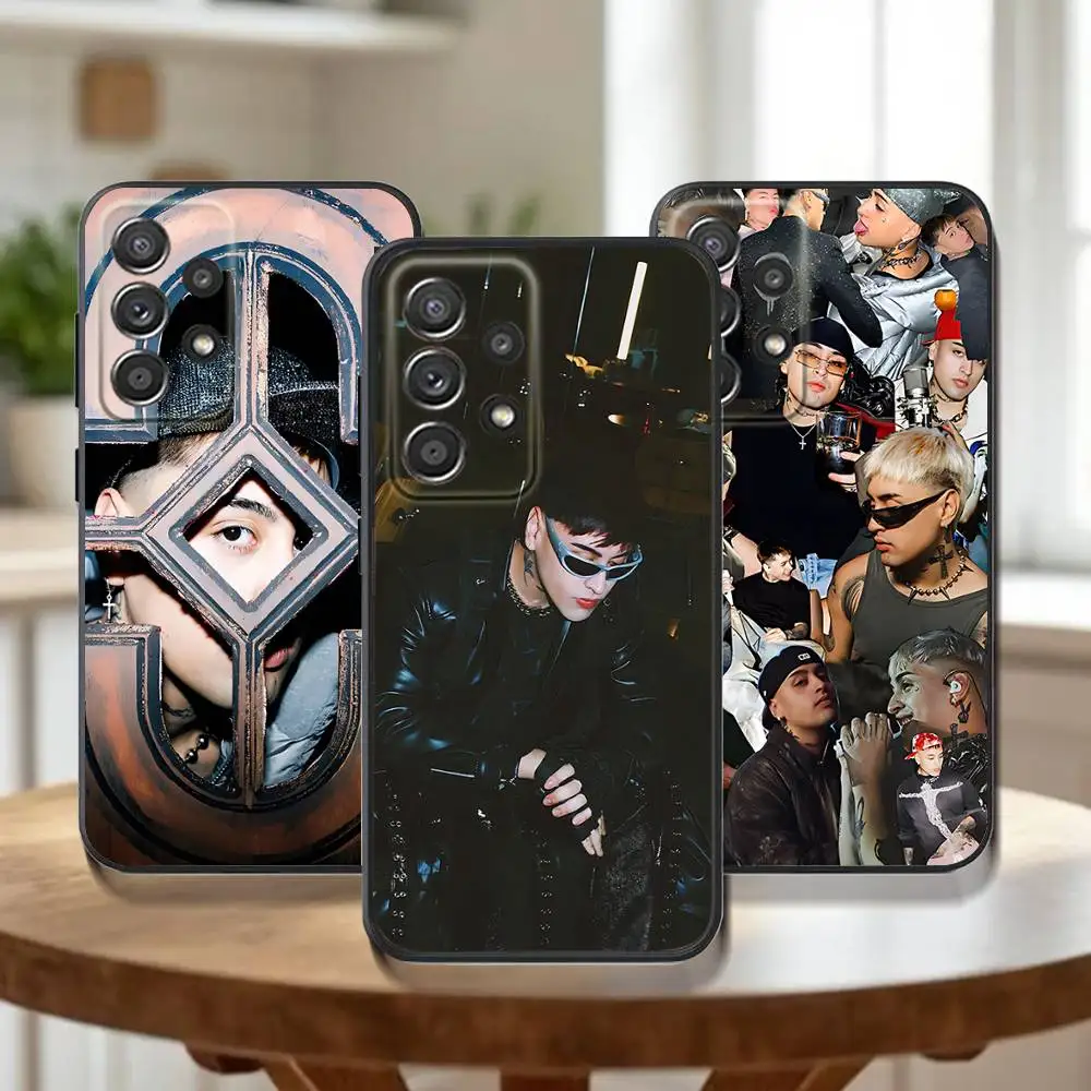 

Singer T-Tiagos PZK Phone Case For Samsung Galaxy A73,31,32,72,41,53,52,71,22,5G,Note,J7,8,9 Soft Black Cover