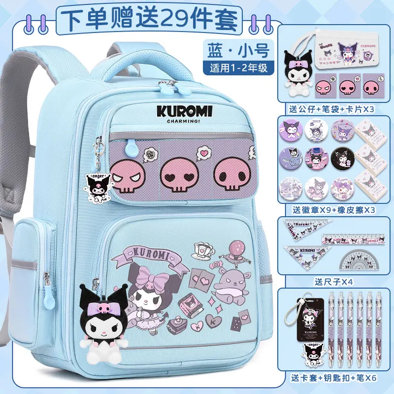 Sanrio New Clow M Student Schoolbag Stain-Resistant Casual Shoulder Pad Waterproof Large Capacity Cute Backpack