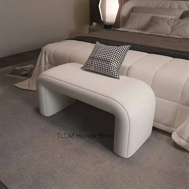 Decorative Retro Modern Stool Chair Apartments Nordic Supplies Hallway Stool Chair Foot Rest Under Desk Bedroom Furniture