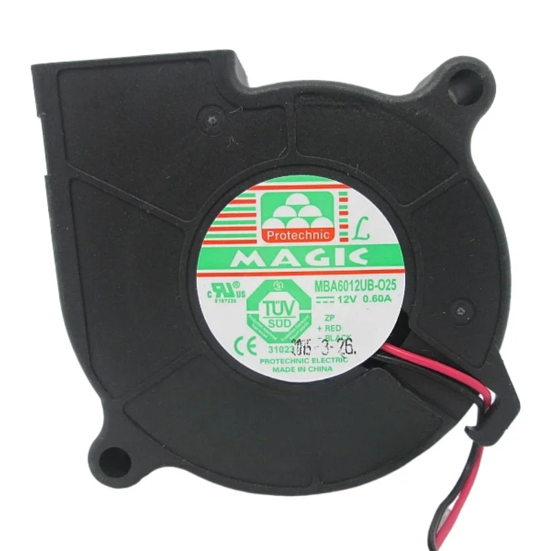 

1 шт. для Magic MBA6012UB-O25 DC 12 В 0,60 А 2-проводной охлаждающий вентилятор для сервера