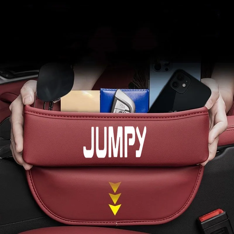 รถที่นั่งOrganizerหนังรอยแยกกล่องเก็บสําหรับCitroen Jumpy Autoอุปกรณ์เสริม