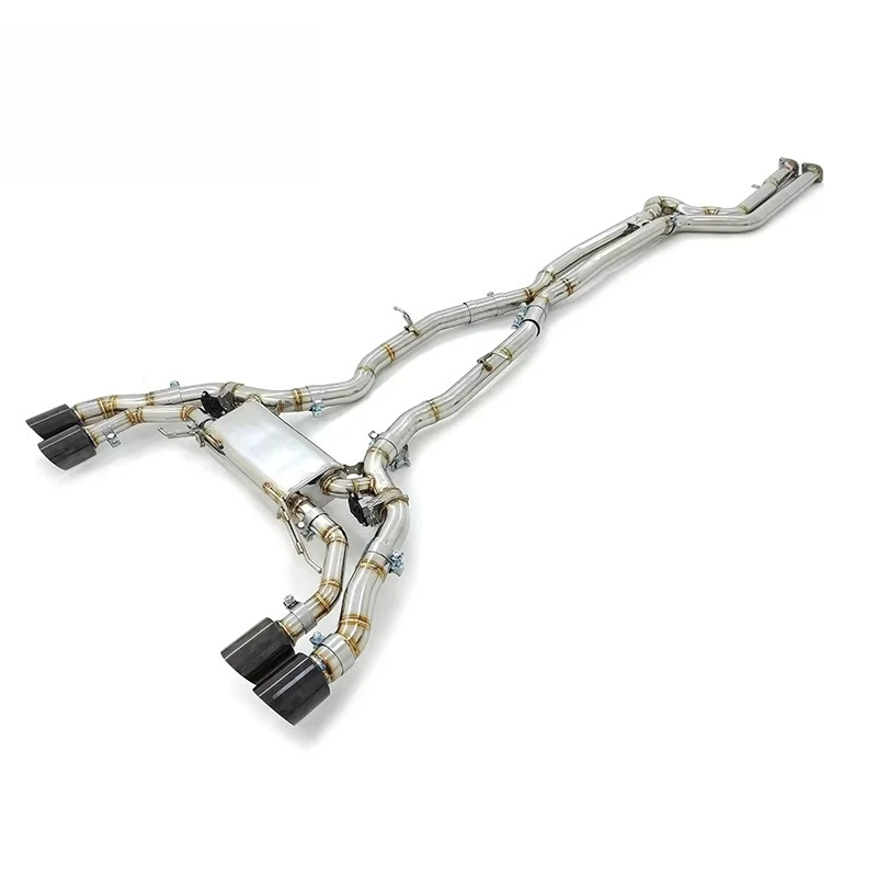 High Performance 304 Stainless Steel Catback Valved Muffler Exhaust System for 2020  X3M Competition