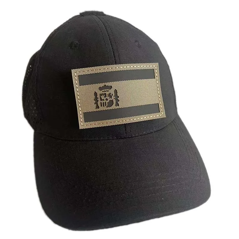 Spanien Frankreich Italien Slowakei Belgien Polen Tschechien Khaki Flaggen-Abzeichen IR Reflektierende Aufnäher, Militärische Aufkleber Taktische Moral-Embleme – Detail 3