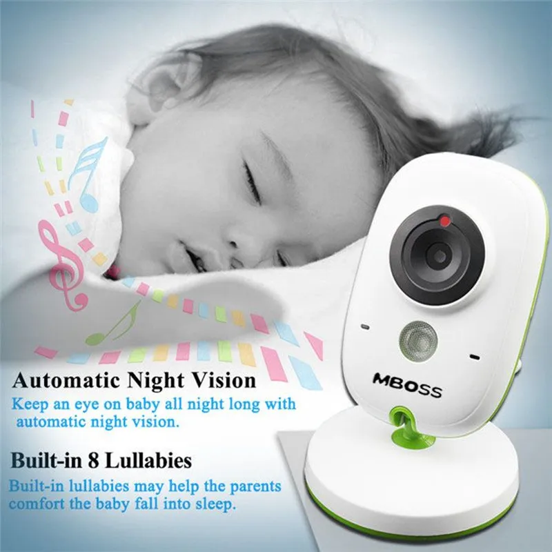 Baby  2 Inch  Video Camera with Night Vision Two-Way Talk Support Voice Activation Temperature ing Device