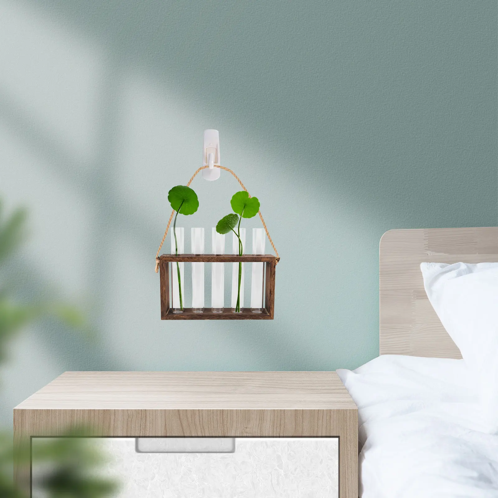

WallMounted Hydroponic Vase Planter Centerpieces Terrarium Plants Live Indoor Home Test Tube Vase Office Decor