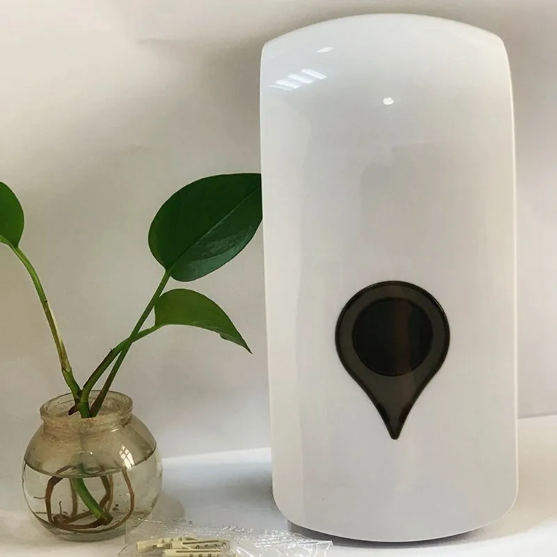 A11E-Manual Press Wall-Mounted ABS Plastic Soap Dispenser 1000Ml - Available In White