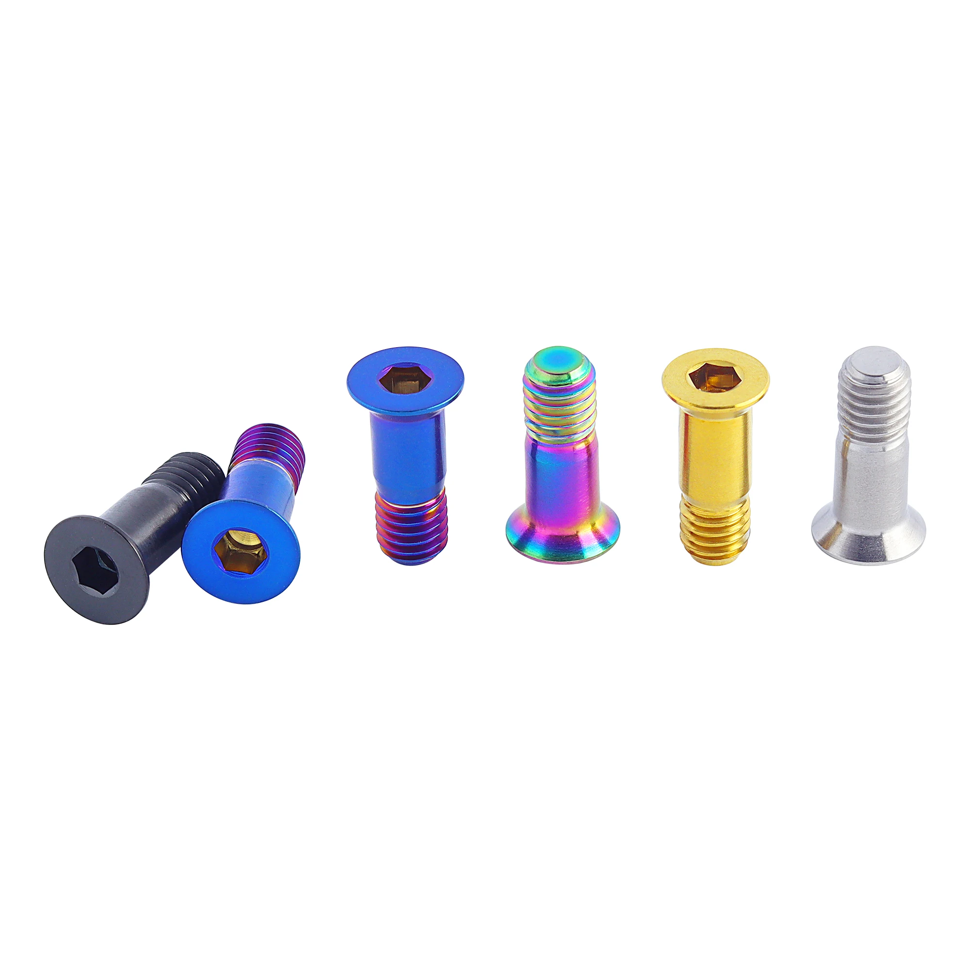 Bicycle Rear Derailleur Jockey Wheel Screws Titanium Bolts MTB Road Bike Pulley Guide Wheel Fixed Bolts  Accessories