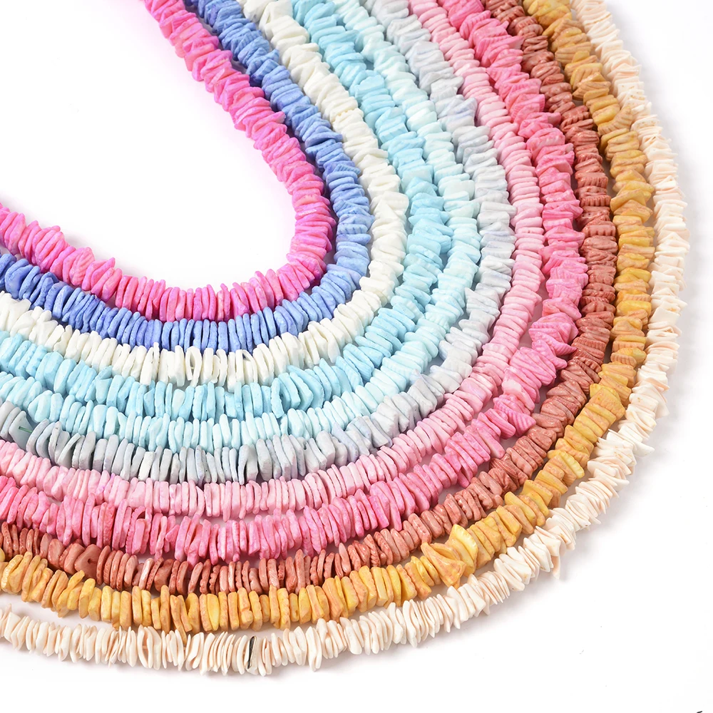 10mm Natural Shell Beads for Necklace Bracelet Diy Jewelry Findings Square Shape Loose Beads Craft Accessories