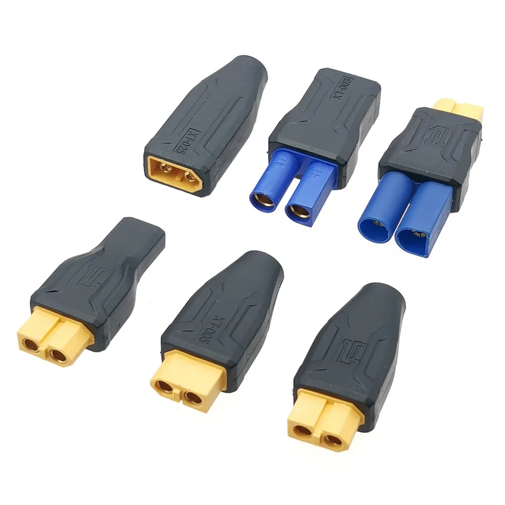 1pc XT60 Male Female Conversion Head Convert to Type C and Multiple Type DC 5521 5525 EC5 Battery Charging Connector Power Plug