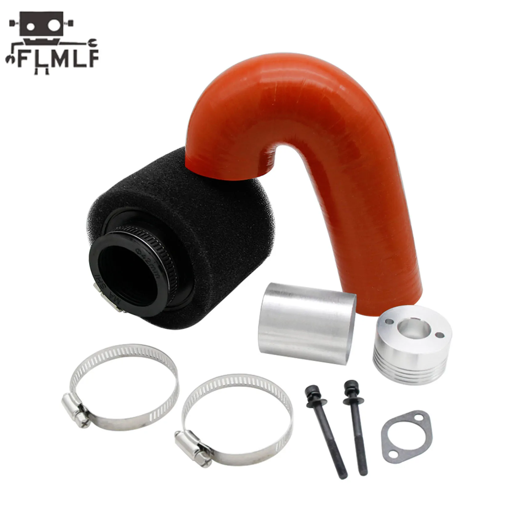 FLMLF Rc Gas Car High Flow Air Filter Set for 1/5 Losi 5ive-t Rofun Rovan LT King Motor X2 Truck Parts