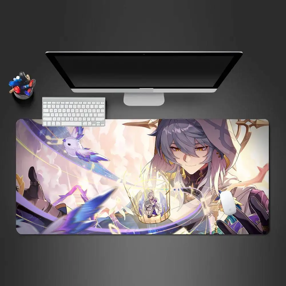 Sunday Anime H-Honkai Star Rail Mousepad Non-slip Suitable For Office Computers Laptops E-sports Game Desk Mats XXL Keyboard