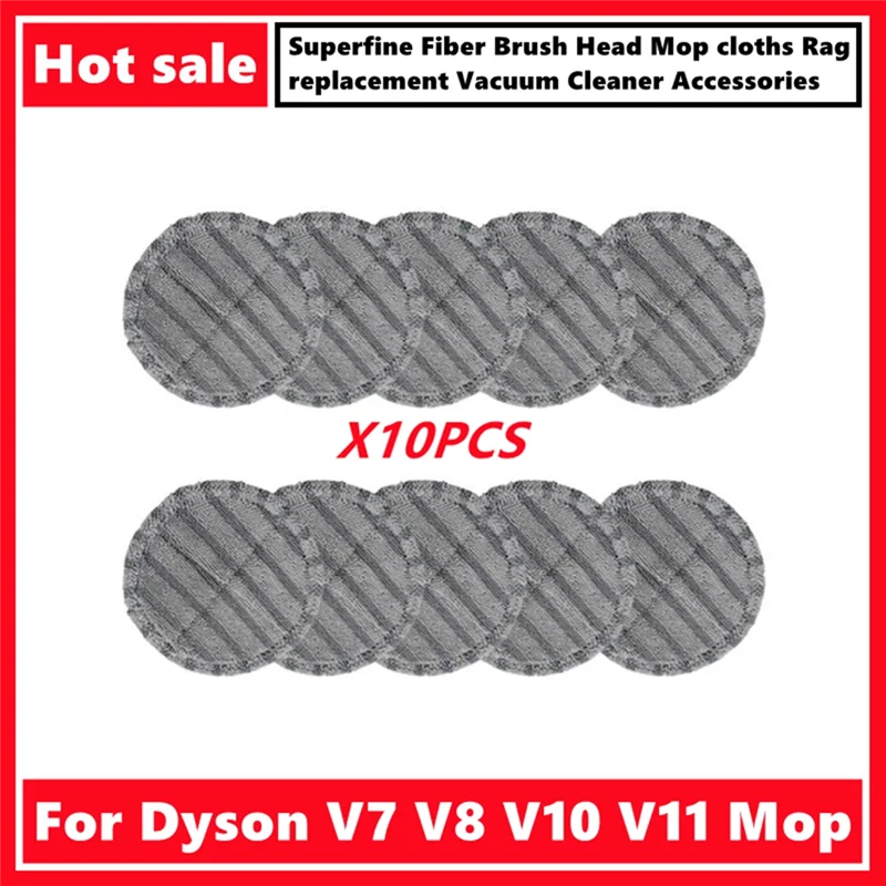 B26B For Superfine Fiber Brush Head Mop Cloths Rag Replacement Mop Vacuum Cleaner Accessories