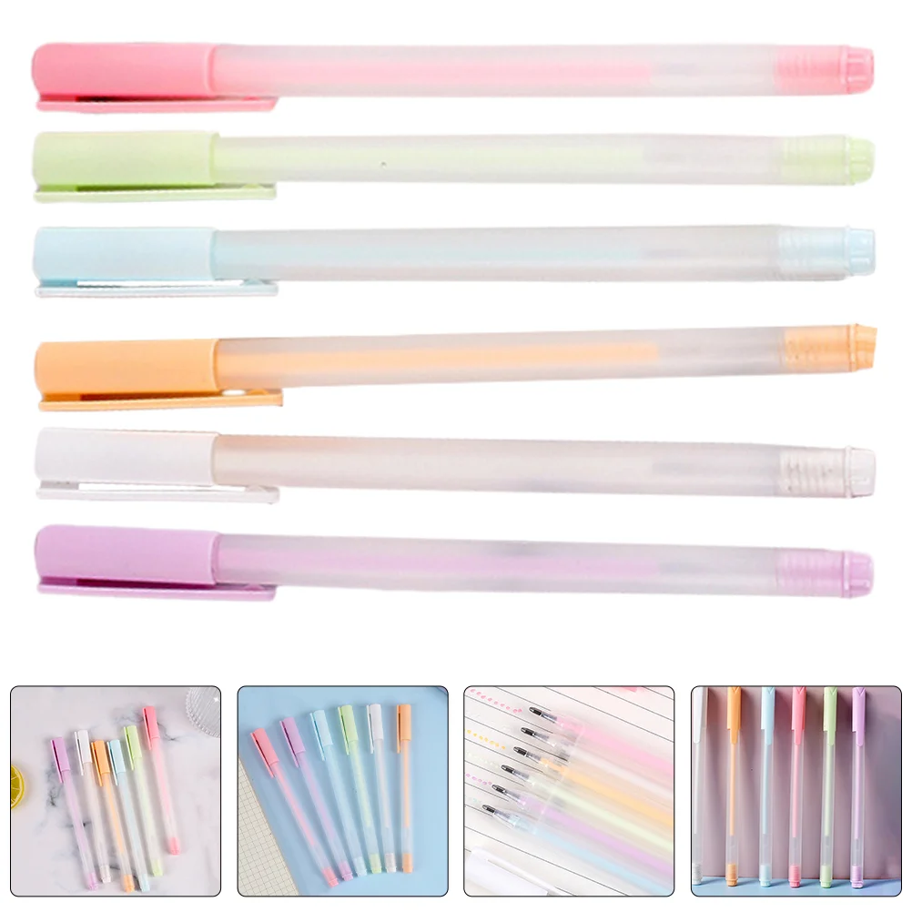 

6 Pcs Glue Pen Crafting Pens Fabric DIY Accessories Office Classroom Supplies Multicolor