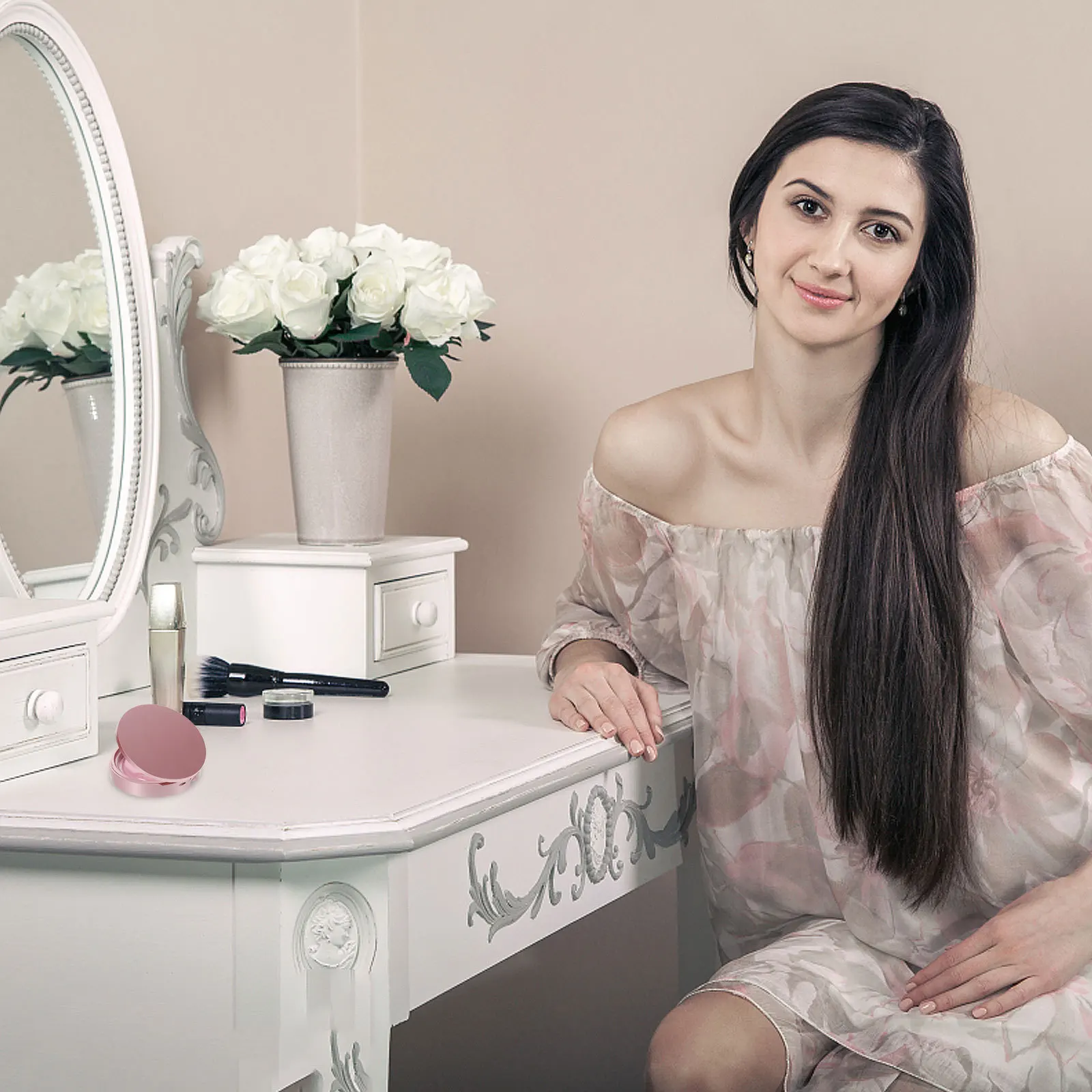 

6Sets Empty Eyelash Box Strong Plastic Eyelash Storage Case Organizer for Personal Beauty Tool Collection Holder