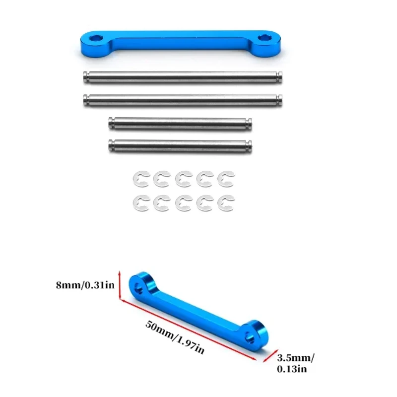 

RC Car Metal Suspension Shaft Support Bridge 54695 for Tamiya GF-01 G6-01 WR-02 GF01 G601 WR02 RC Car Upgrade Parts Accessories