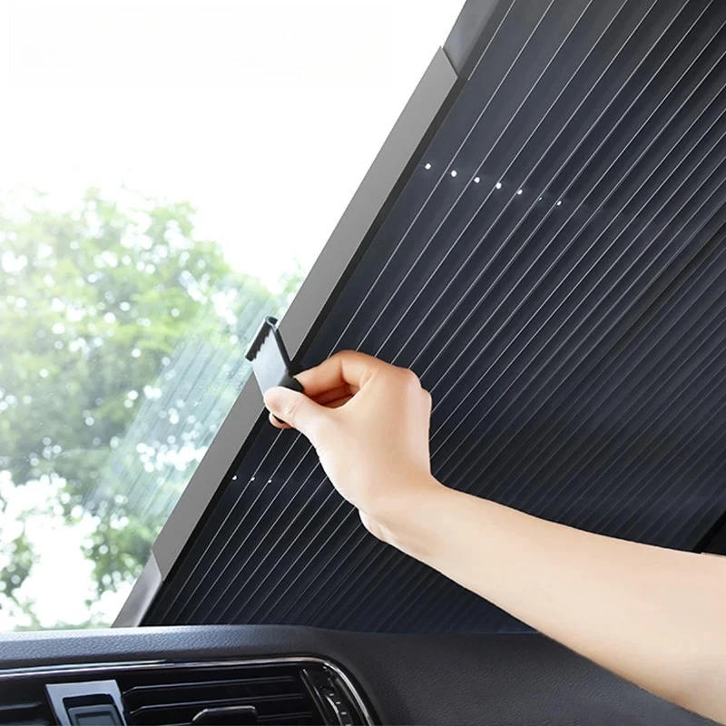 

Foldable Car Sunshade Protector Auto Parasol Front Rear Window Sun Visor Winshield Sun Shade Covers UV Prevention for Car SUV