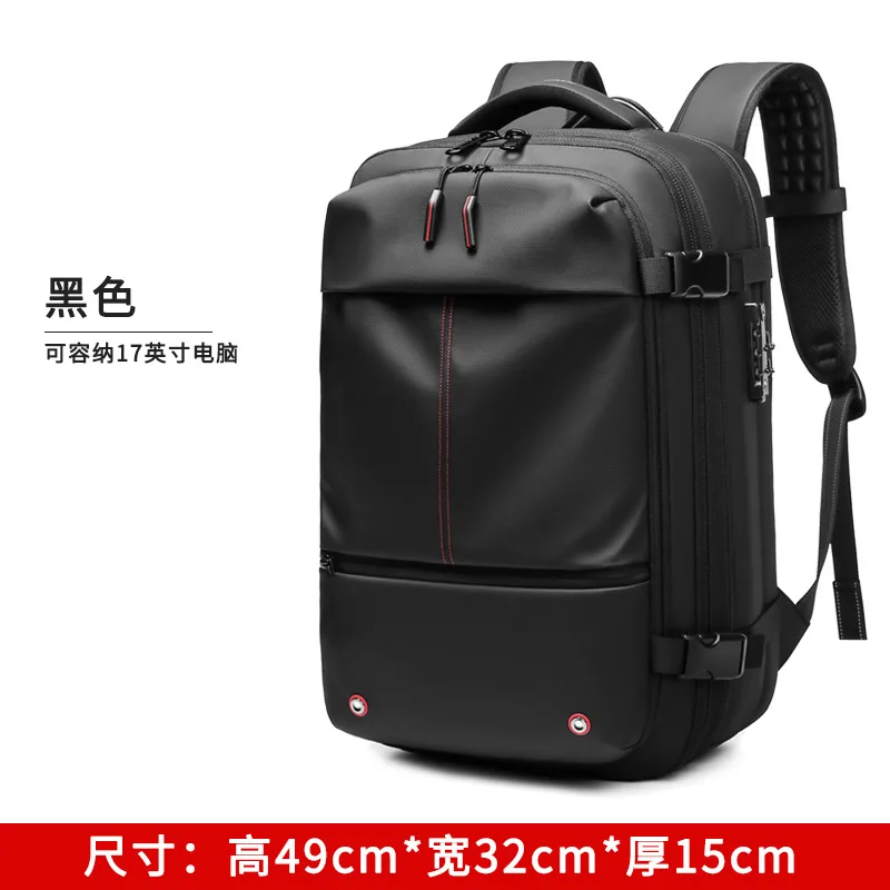 Reise Männer 19 Zoll Laptop Rucksack Vakuum Kompression Rucksack Geschäft große Kapazität Schul rucksack erweitern Outdoor-Rucksack