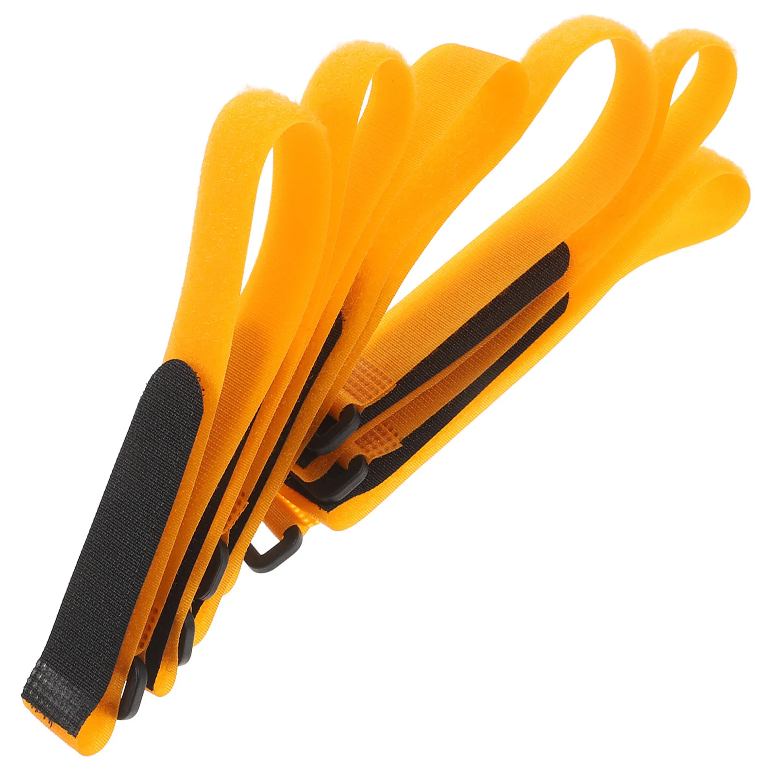 6Pcs Soccer Goal Net Fixing Band Self Adhesive Hook and Loop Tape Adjustable Cut to Size Fastening Strip for Indoor Outdoor Use