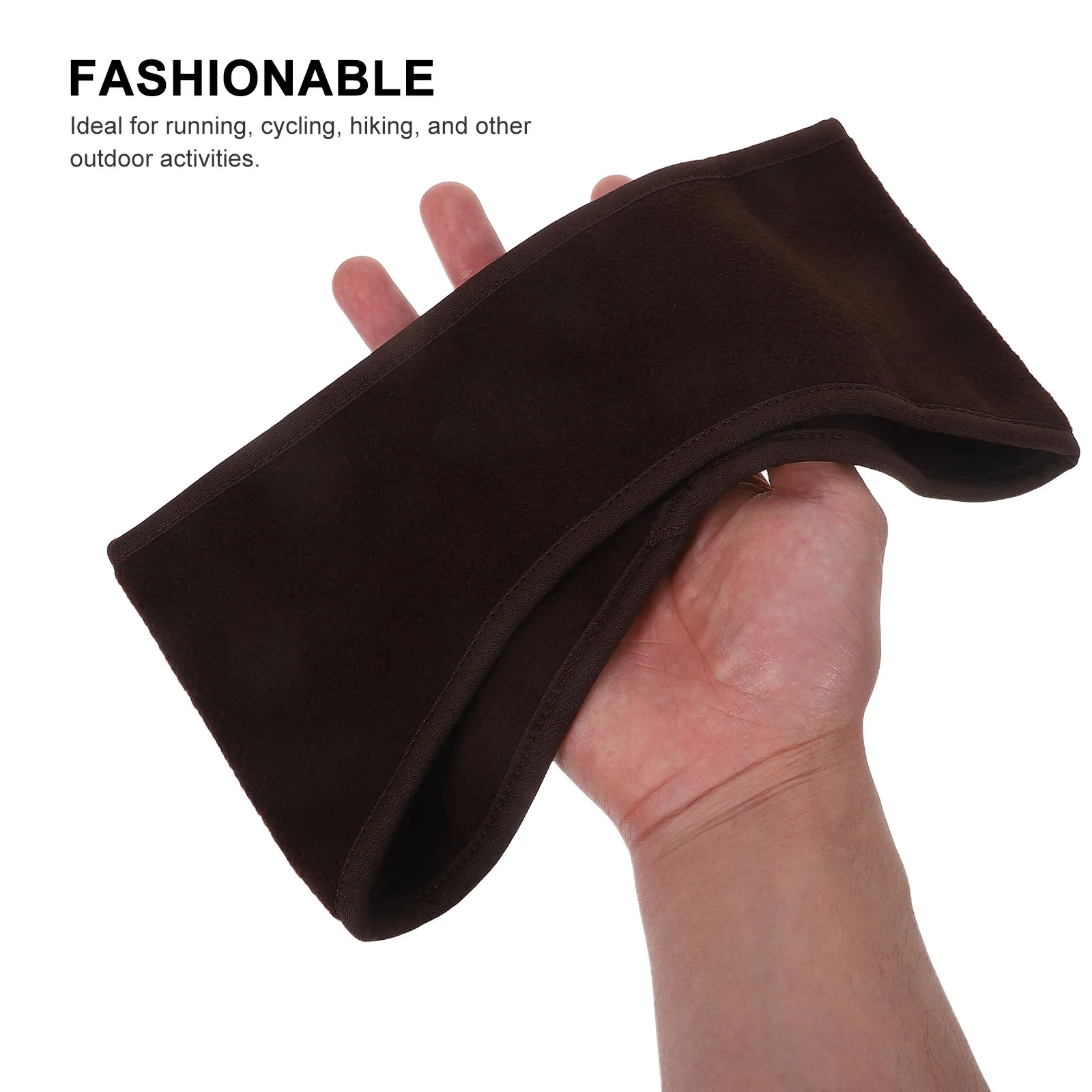 

2Pcs Thermal Fleece Headband Running Ear Warmers Windproof Outdoor Sports for Cycling Hiking Skiing Ear Headband