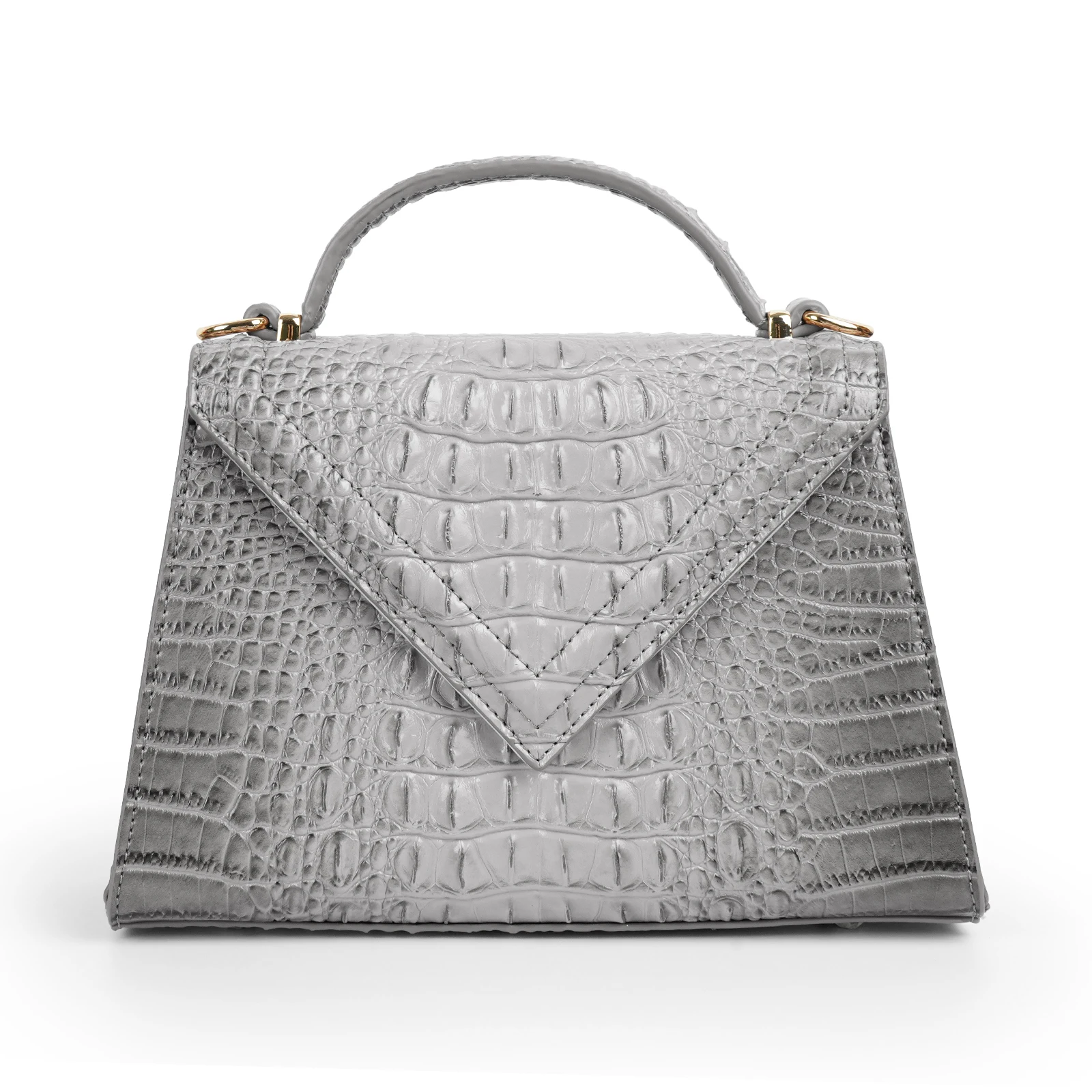 Sac à Main de Luxe en Cuir à Motif de Crocodile pour Femme, Sacoche à Bandoulière de Marque de Styliste, Fourre-Tout Décontracté, Nouvelle