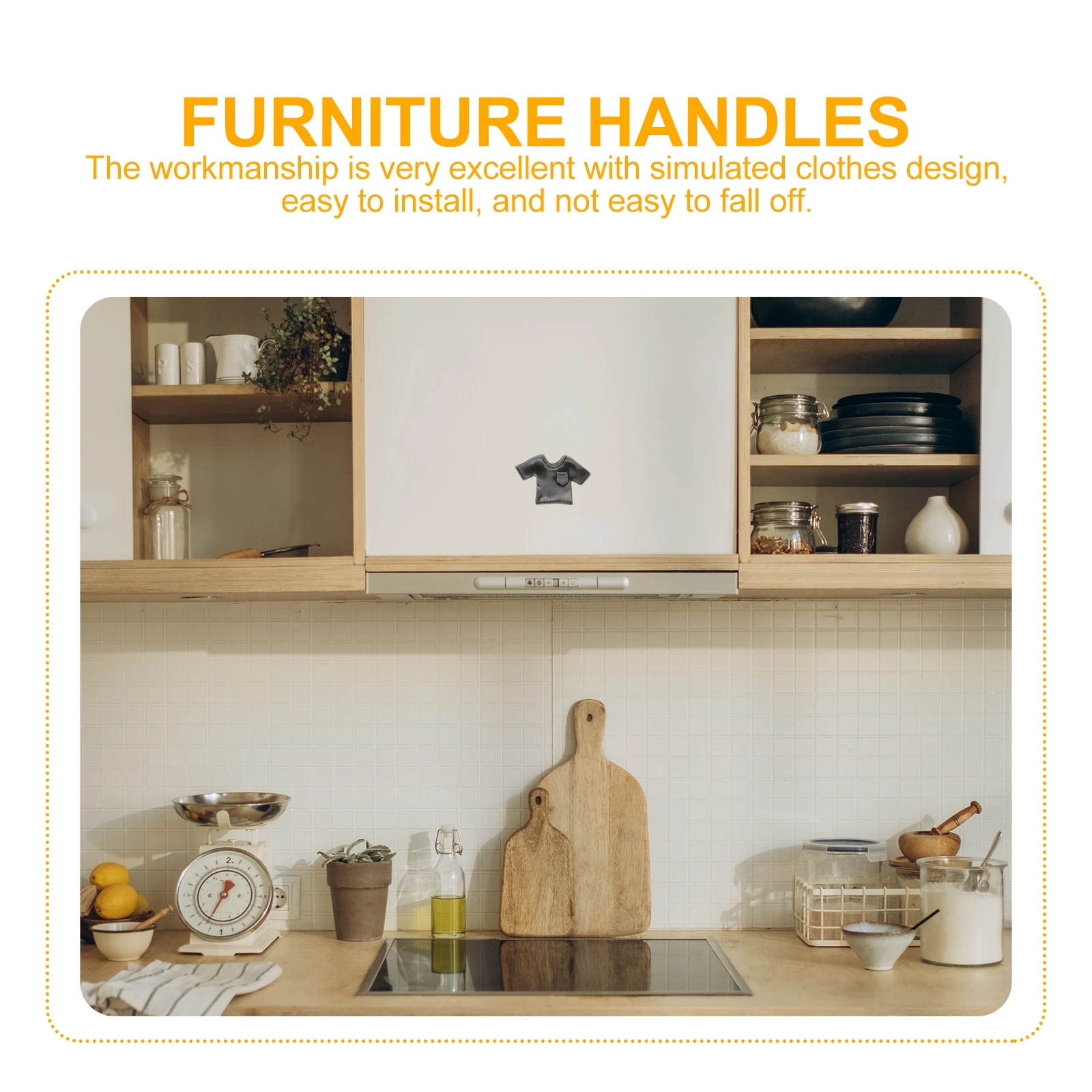 

1 set 1 Set Zinc Alloy Cabinet Handles Drawer Pulls Durable Corrosion Resistant Easy Install Decorative Wardrobe Cupboard Drawer