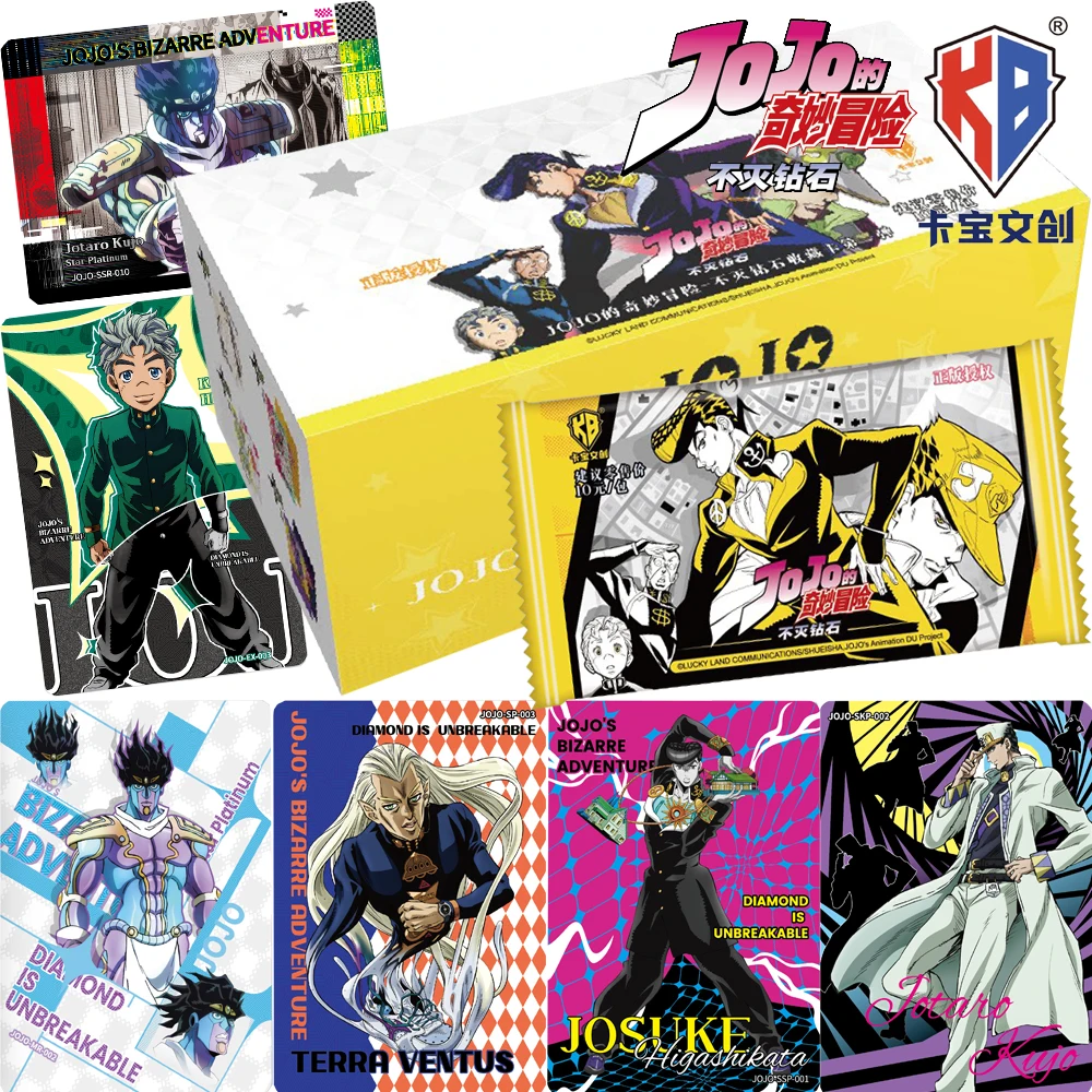 Kabao Official JoJo's Bizarre Adventure Collection Cards Fashion Creative Personality Fantasy Anime Character Portrait Card Gift
