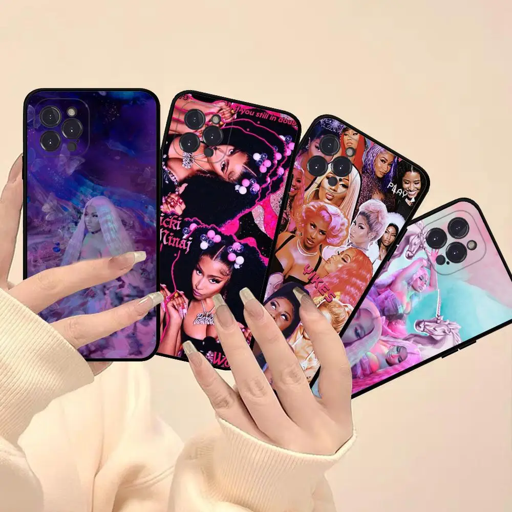 Singer N-NickiS M-MinajS Phone Case Silicone Soft for iphone 15 14 13 12 11 Pro Mini XS MAX 8 7 6 Plus X XS XR Cover