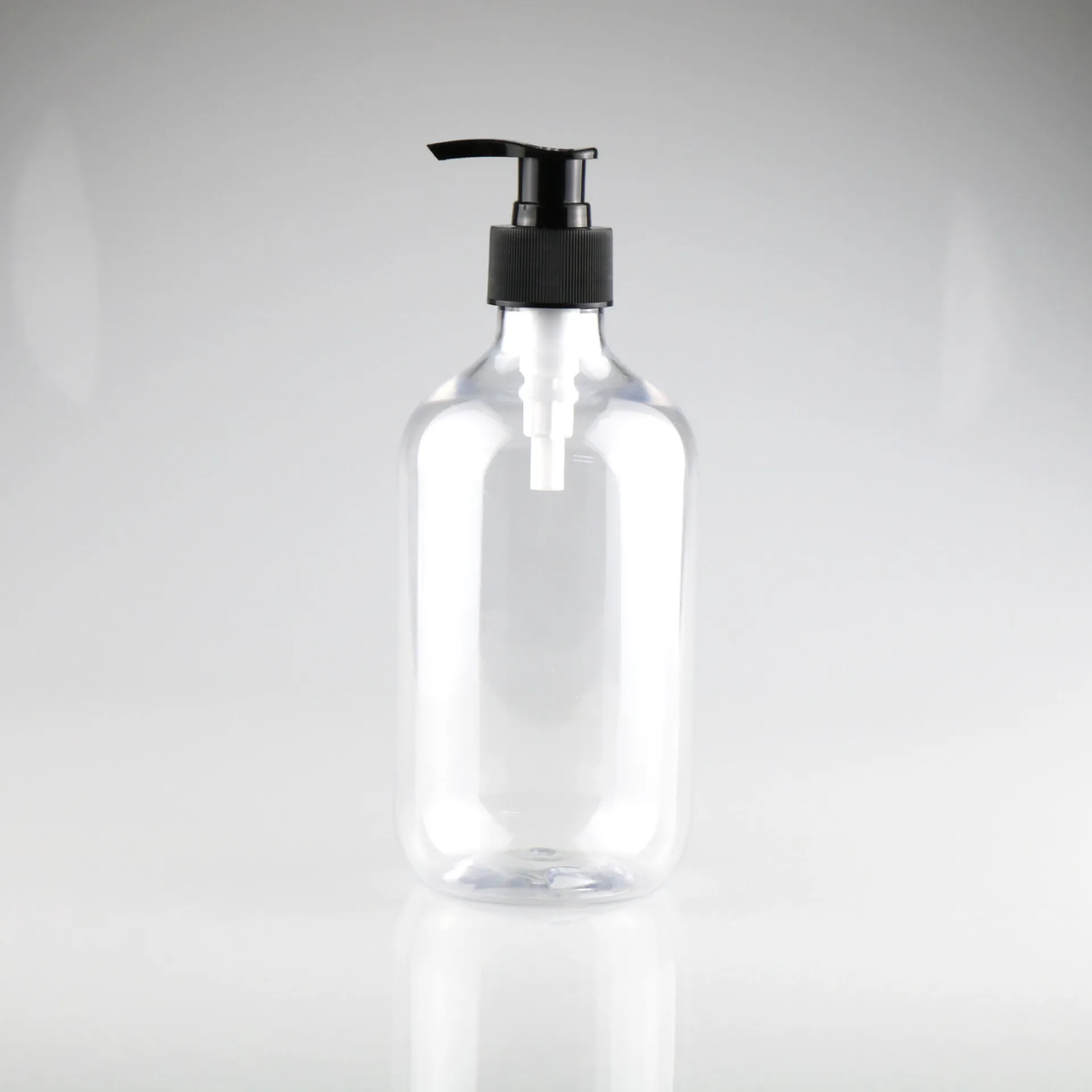 500ml Green Brown Shampoo Refillable Bottles Pump Container Plastic Liquid Shampoo Body Wash Bottles Home Bath Supply