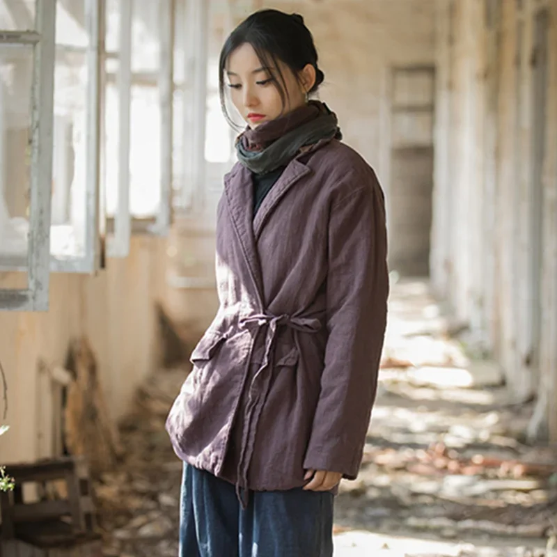 ポップ女性の冬のダウンジャケット 2025 暖かい綿入りの服カジュアルヴィンテージコート厚みのパーカー上着コールドコート女性