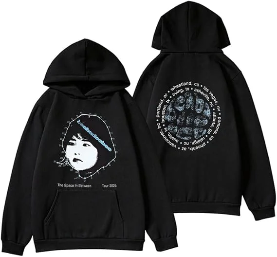

Beabadoobee The Space in Between Tour толстовка с капюшоном 2025 для женщин и мужчин модная повседневная толстовка с длинным рукавом
