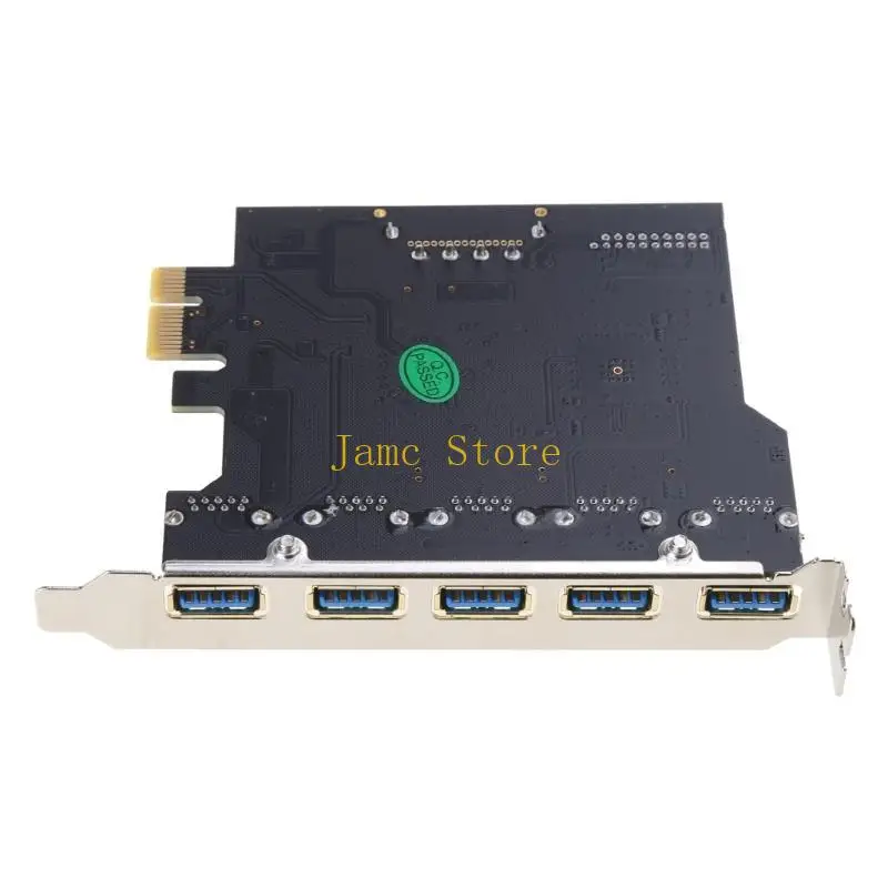 LX0B PCI-E A USB CARD EXPANSIÓN 7 POR POR PCI For Express Add In Tard Interno USB interno