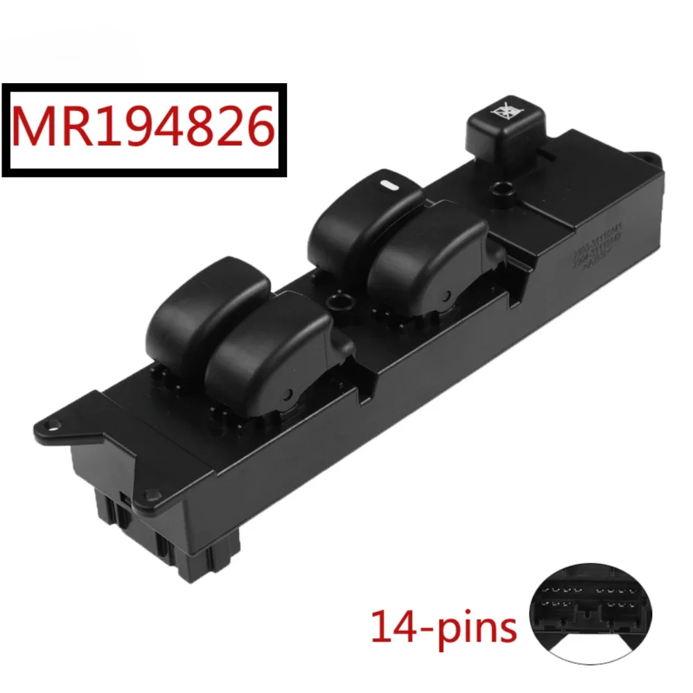 

MR194826 Front Power Window Control Switch For Mitsubishi Pajero Lancer Galant Outlander LHD